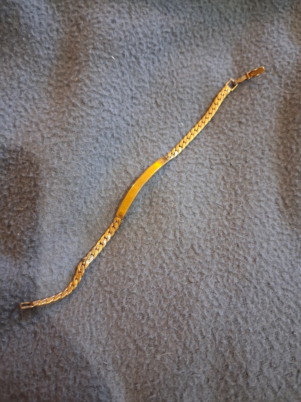 Avon Gold Tone ID Bracelet